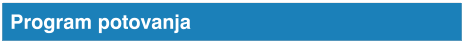 Program potovanja